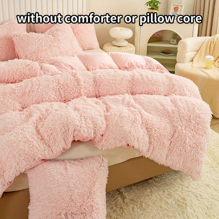 Pink Solid Color Bedding Set - Soft & Stylish Comfort