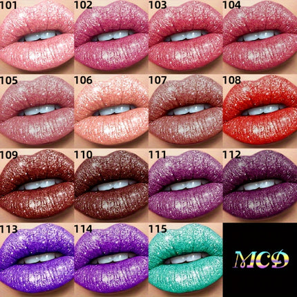 15-Color Waterproof Lip & Eye Kit
