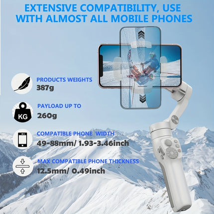 AI Tracking Mobile Stabilizer with Tripod & Extension Rod