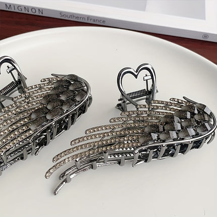 Elegant Angel Wing Hair Claw Clip