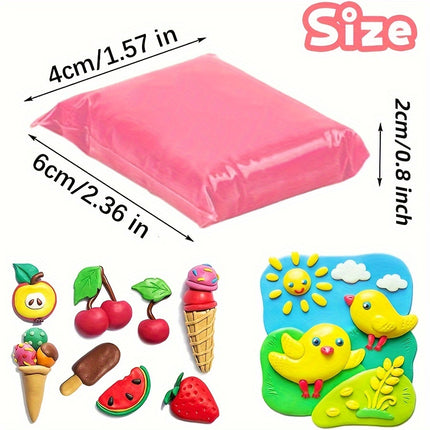 36-Color Air Dry Clay Craft Kit – Fun & Creative