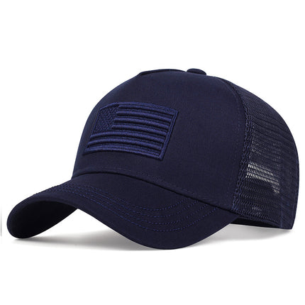 Vintage Embroidered American Flag Cap