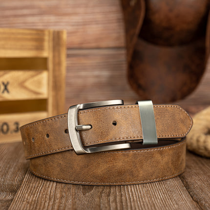 Vintage Casual Faux Leather Belt