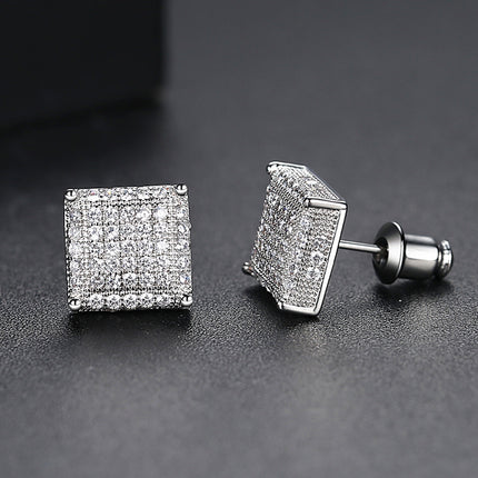 Hip Hop Stud Earrings For Men