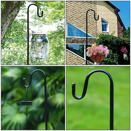 Heavy-Duty Shepherd Hook for Bird Feeders & Garden Décor