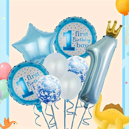 1st Birthday Balloon Set for Celebrations