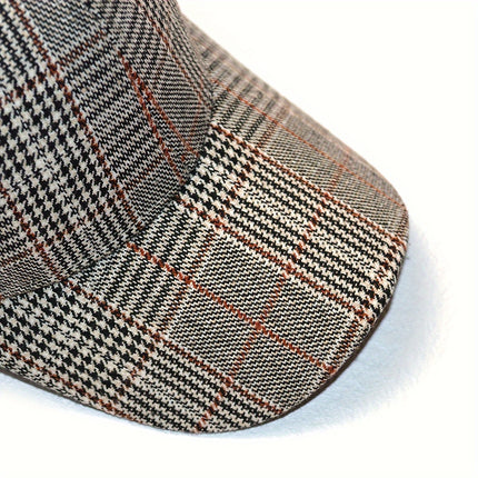 Classic Houndstooth Baseball Cap