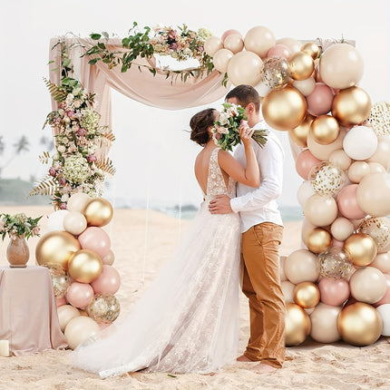 101pcs Powder Blusher Balloon Garland Arch – Perfect for Parties