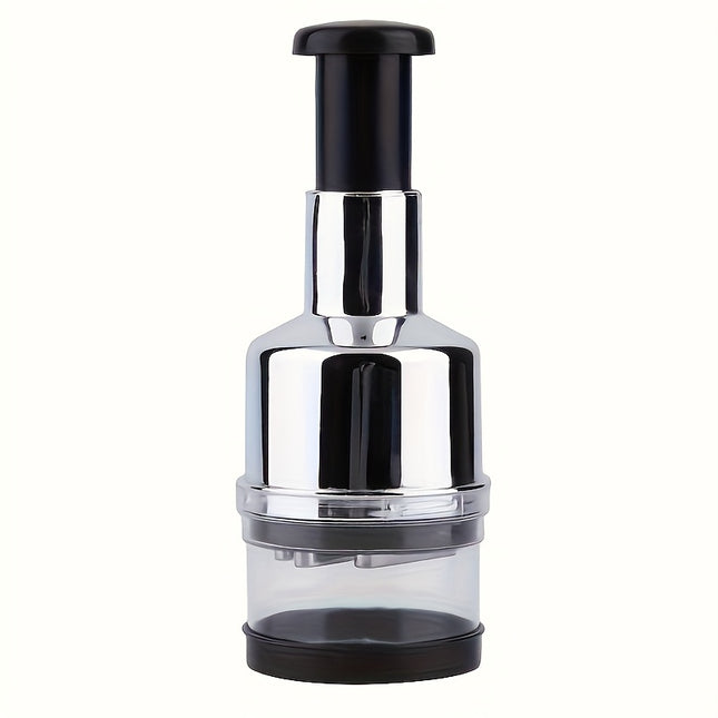 Versatile Manual Food Chopper – Stainless Steel