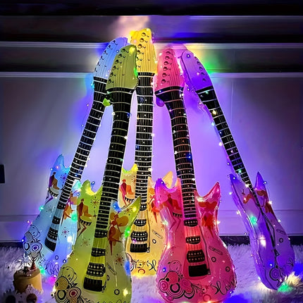 6pcs/5pcs/Set New Rock-Style Expandable Guitar Balloons