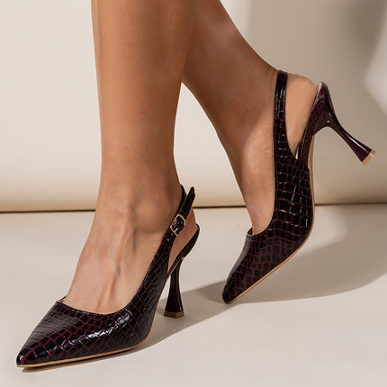 Animal Print Mary-Jane Stiletto Pumps