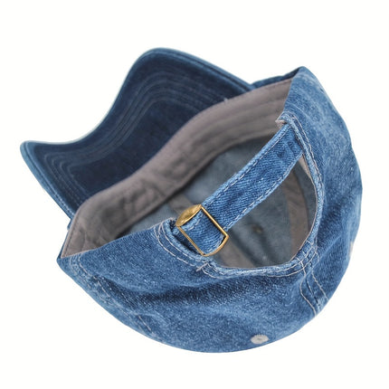 Men’s Denim Snapback Baseball Cap