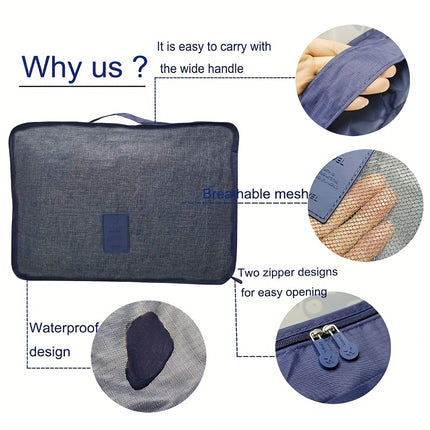 6-Piece Travel Packing Cubes Set