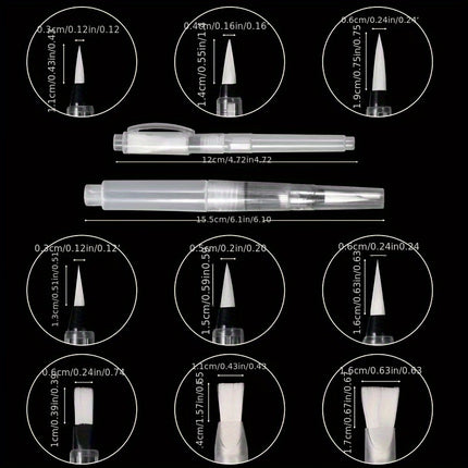 12pc Easy-Fill Watercolor Brush Pens