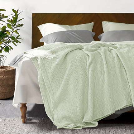 Luxurious 100% Muslin Reversible Comforter – All-Season Quilt