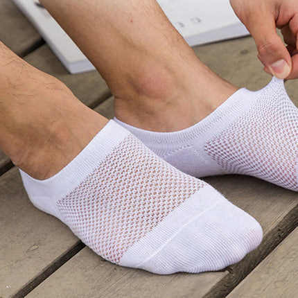 Men’s Solid Pointelle Socks