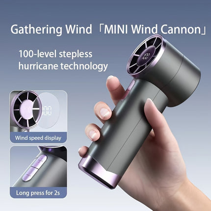 Ultra-Quiet Handheld Fan – Precision Cooling Anywhere