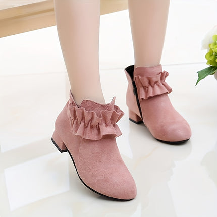 Trendy High-Heeled Zipper Boots