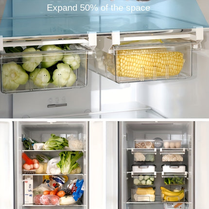 Transparent Refrigerator Hanging Storage Drawer Organizer