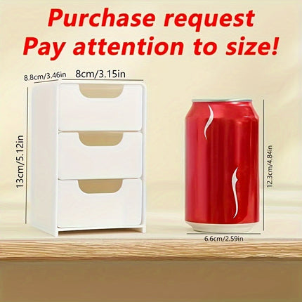 3-Tier Mini Desk Organizer – Tidy Your Workspace - Monti Bargains