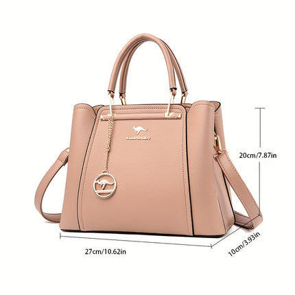 Chic Waterproof Faux Leather Handbag – Versatile Crossbody Style - Monti Bargains
