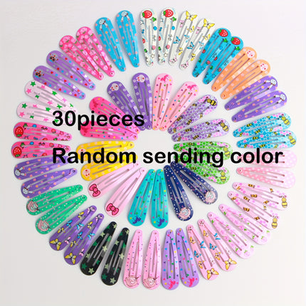 10/30pcs Baby Girls Cute Star & Butterfly Hair Clips