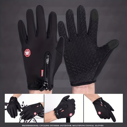 Winter Gloves for Riding – Warm, Windproof, Non-Slip Grip