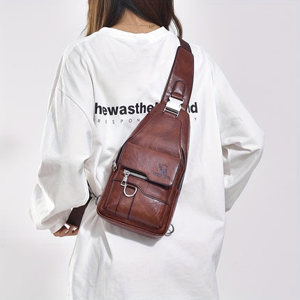 Waterproof Wear-Resistant Men's Crossbody Bag