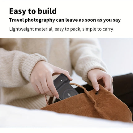 Portable Mini Gimbal with Magnetic Mount for Smooth Shots