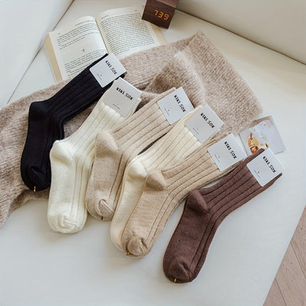 Women's Cozy Wool Blend Winter Socks (2 Pairs)