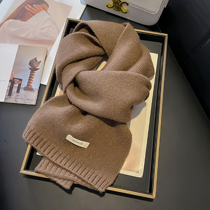 Luxurious 100% Pure Wool Knit Scarf