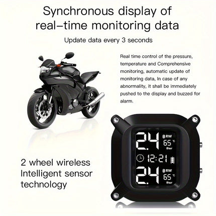 Motorcycle Tire Pressure Sensors – Pro TPMS for Safe Riding