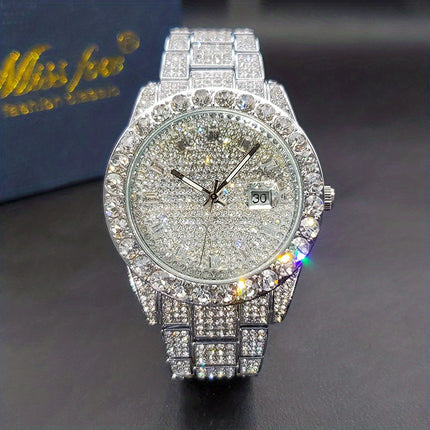Luxury Hip-Hop Rhinestone Watch