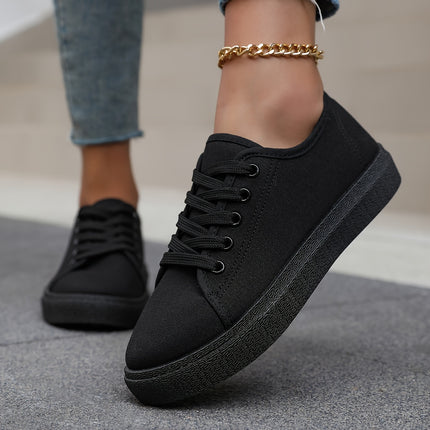 Classic Canvas Lace-Up Sneakers