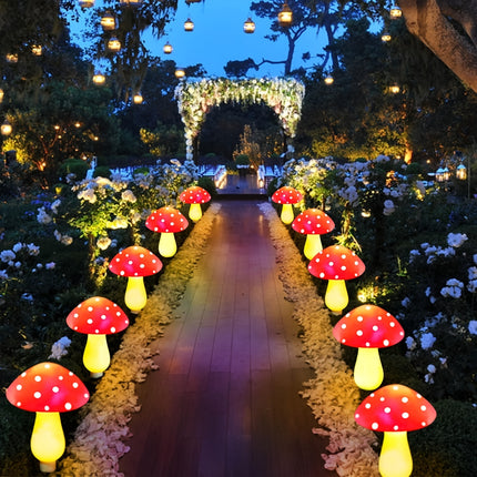 Solar Mushroom Lights - Magical Garden Pathway Glow