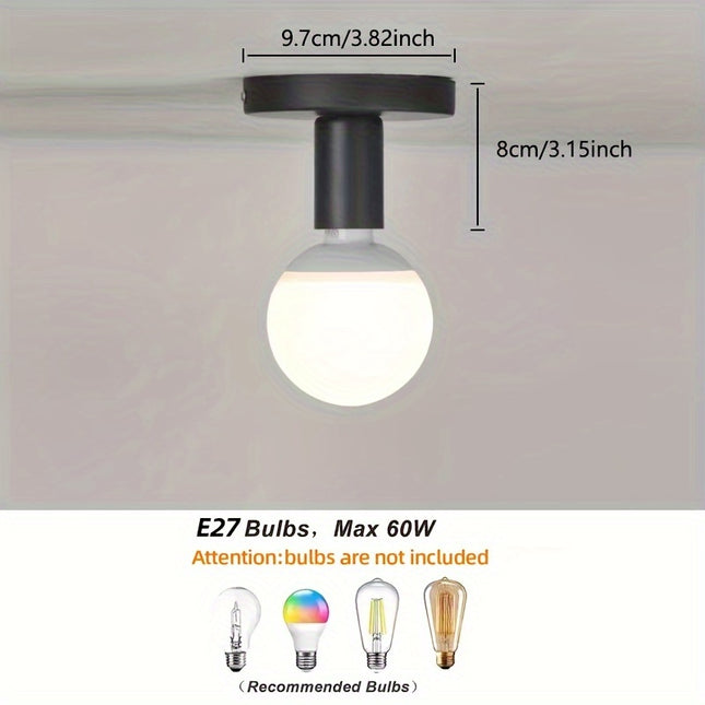 Modern Nordic Ceiling Light with E27 Base for Any Room