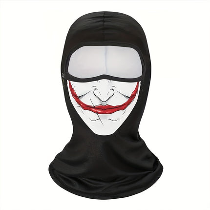 Ghost Skull Balaclava Mask - UV Protection & Windproof