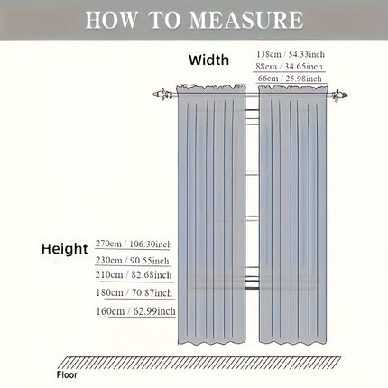 Elegant Beige Blackout Curtains