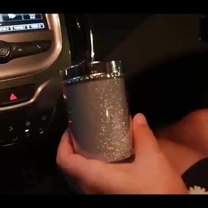 Luminous LED Car Ashtray – Sleek & Smokeless Solution