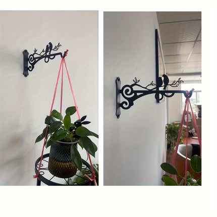 Bird Silhouette Wall Hook - Charming Planter Hanger