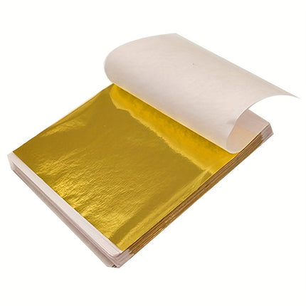 100pcs Golden & Silver Foil Sheets