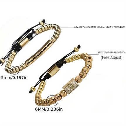 MANORSAGA 2pcs Charm Bracelet Set