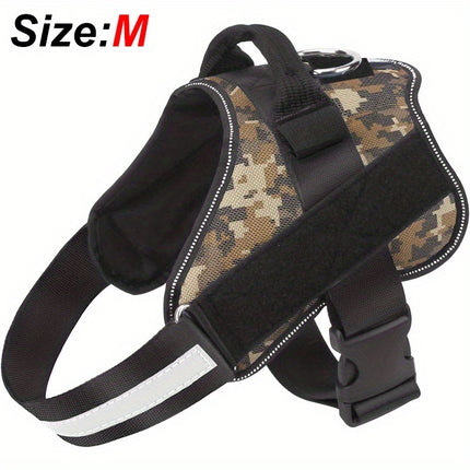 Reflective No-Pull Dog Harness with Easy-Grab Handle - Monti Bargains