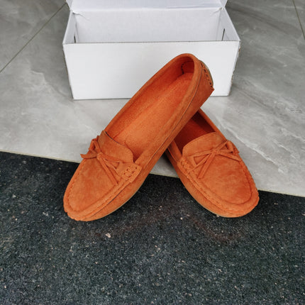 Women's Retro Bow Loafers