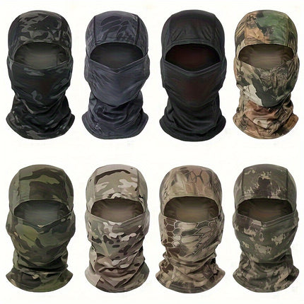 UV Protection Jungle Camo Balaclava for Outdoor Sports