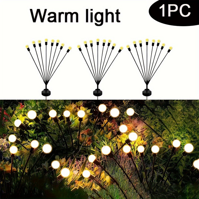 Solar Firefly Lights - Enchanting Glow for Gardens