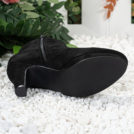 Stylish High Heel Ankle Boots