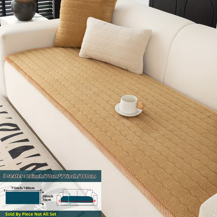 Bohemian Chic Plush Sofa Cover – Cozy, Stylish Protection