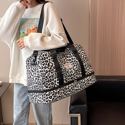 Animal Print Travel Duffel Bag