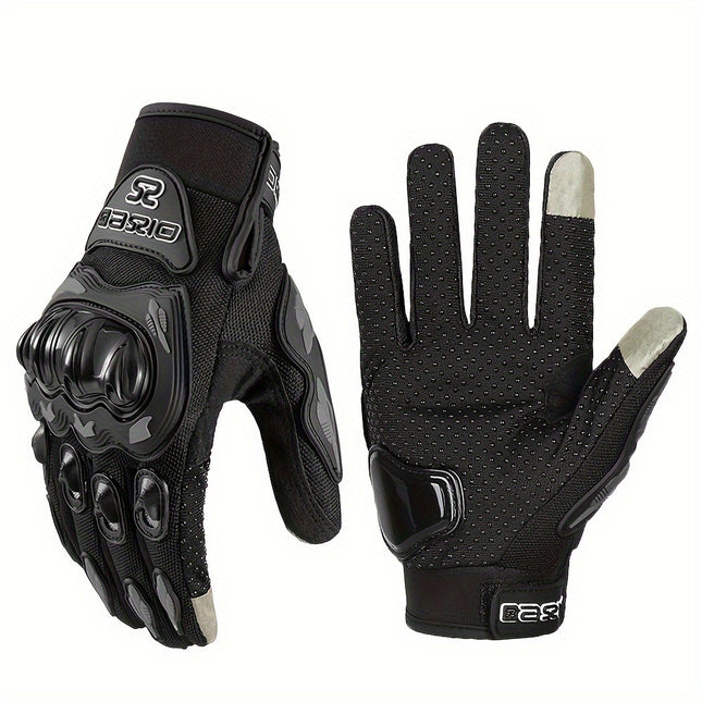 Breathable Summer Motorcycle Gloves – Non-Slip Touch Screen